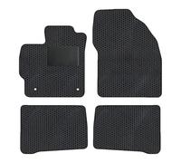 moto-MOLTICO Eva - Alfombrillas de coche para Toyota Prius III FL 2012-2015 (con refuerzo), antideslizantes e impermeables