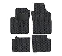moto-MOLTICO Eva - Alfombrillas para coche aptas para Fiat 500 2020 Hybrid (con refuerzo), antideslizantes e impermeables