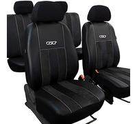 moto-MOLTICO Fundas de asiento para coche 2+3 - Juego universal de fundas de asiento de coche - Fundas de asiento de tres capas con cremallera - Funda de asiento para coche duradera para asientos