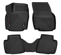 moto-MOLTICO Juego de 4 Alfombrillas Coche Goma 3D para Todo Tipo de Climas - Tapetes para Carro Antideslizantes y Resistentes al Agua - Aptas para Ford Focus IV (Desde 2018)