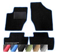 moto-MOLTICO Material Alfombrillas Antideslizante Coche Terciopelo - 4 Piezas - Azul - para: Citroen AX Saxo 1986-2003