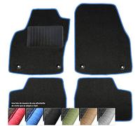 moto-MOLTICO Material Alfombrillas Antideslizante Coche Terciopelo - 4 Piezas - Azul - para: Opel Adam Corsa D 2006-2014