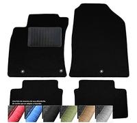 moto-MOLTICO Material Alfombrillas Antideslizante Coche Terciopelo - 4 Piezas - Negro - para: Hyundai Genesis Coupe 2008-2016