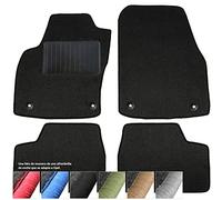 moto-MOLTICO Material Alfombrillas Antideslizante Coche Terciopelo - 4 Piezas - Negro - para: Opel Zafira A 1999-2006