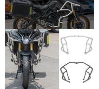 Moto Motor Guard Parachoques Highway Crash Bar Marco Protecciones Caída Kit Superior Inferior para B-enelli TRK 702 TRK702X 2022 2023 2024 TRK 702 702X TRK 702 X Piezas Modificadas (Partes superiores)