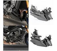 Moto MT09 FZ09 Bellypan Belly Pan Panel Inferior Spoiler Carenado Cubierta Cuerpo Marco Kit Chasis Parachoques Protección para MT FZ 09 FZ-09 MT-09/SP 2021 2022 2023 (Aspecto de Carbono)