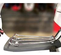 MOTO NOSTRA Portaequipajes cromado compatible con Vespa PX 80-200 (1984-), T5, Super, Sprint, Rally 180 200