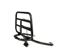 MOTO NOSTRA Portaequipajes plegable trasero negro, compatible con Vespa LX50, LX125, LX150, Vespa LXV50, LXV125, Vespa S50, S125, S150