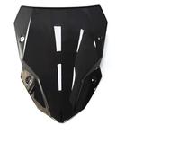 MOTO PARABRISAS Para Kawasaki Para Z500 Para Z 500 SE ABS 2024 2025 Parabrisas Motocicleta Doble Burbuja MOTO CúPULA(Black)