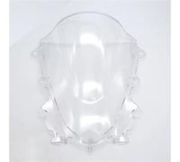 MOTO PARABRISAS Para YZF Para R125 Para R15 V3.0 2017 2018 2019 Accesorios Motocicleta Doble Burbuja Visera Deflectora Viento Parabrisas MOTO CúPULA(Transparent)