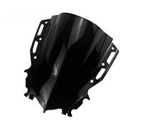 MOTO PARABRISAS Para YZF Para R15 V4.0 2021 2022 21-22 Para R15M Para YZFR15 M V4 NegroParabrisas Doble Burbuja Motocicleta MOTO CúPULA(Black)
