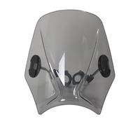 Moto Parabrisas Parabrisas De Motocicleta Redondo para Faros Delanteros De Calle Universales para Moto para Guzzi V7 para Stone 850 2021-2024 para Guzzi Parabrisas De Moto(Light Grey)