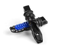 Moto Pedal Para 1 Par De Estriberas Universales Pasajero Trasero Motocicleta Pedales Reposapiés Scooter Modificación Aluminio Moto Pedales(Blue)