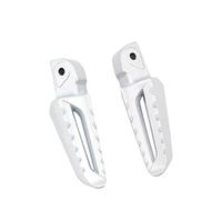 Moto Pedal Para 2 Estriberas Plegables Para Motocicleta, Accesorios Para Scooter Moto Pedales(WHITE)