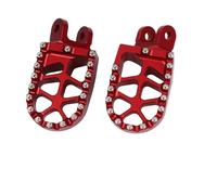 Moto Pedal Para AFRICA Para TWIN Para XRV 650 Para 750 Para XRV650 Para XRV750 Para 650XRV Para 750XRV 1990 Reposapiés CNC Motocicleta Pedales Moto Pedales(Red)