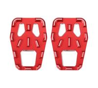 Moto Pedal Para Africa Twin Para CRF1000L Para DCT 2016-2017 Accesorios Para Motocicleta Estriberas Anchas, 1 Par Placa De Extensión Para Reposapiés Delantero Moto Pedales(1 Pair Red)