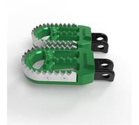 Moto Pedal Para Aprilia Para Dorsoduro 750 2008-2016 Para 900 Para 1200 Reposapiés Delantero Motocicleta Ajustables Pedal Moto Pedales(Tyle 2 Green)