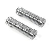 Moto Pedal Para Arashi V2.0 CNC Ajustable Repuesto De Motocicleta Antideslizante Universal Aleación Aluminio Reposapiés Trasero Moto Pedales(Gray 2PCS)