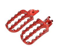 Moto Pedal Para CRF250L 12-21 Para CRF450L Para RX 19-23 Para CRF450X 05-23 Para CRF1000L Para Africa Twin Para CRF1100 20-23 Pedales De Conductor Anchos Moto Pedales(Red)