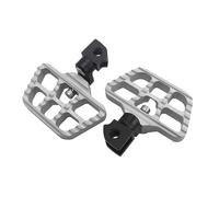 Moto Pedal Para Kawasaki Para Vulcan 650 2015-2021 Estriberas Ajustables Giratorias Almohadilla Conductor Reposapiés Delantero Motocicleta Moto Pedales(Silver Black)