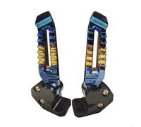 Moto Pedal Para R53D Pedal Repuesto Para 150 Cc Y 125 Accesorios Modificación Motocicleta Reposapiés De Aluminio Para Moto Pedales(For Navy Blue)