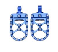 Moto Pedal Para Sportster Para XL 883 1200 Dyna Street Bob Bobber Reposapiés Anchos Y Gruesos MX Pedales Con Clavijas Cambio Motocicleta Personalizados Moto Pedales(Blue)