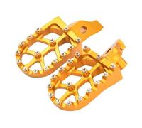 Moto Pedal Para Suzuki Para RMZ 250 Para RMZ250 2007-2009 Para 450 Para RMZ450 2005-2007 Universales CNC Motocicleta Dirt Bike Reposapiés Pedales Moto Pedales(Gold)