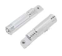 Moto Pedal Para Touring Road Glide Para FLTRX Sportster Para XL883 Softail Fatboy Pedal Montaje Macho Reposapiés Pasajero Estriberas Traseras Motocicleta Moto Pedales(Chrome Footpegs)