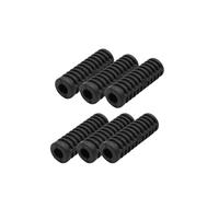 Moto Pedal Para Uxcell De 12 Mm Diámetro Color Negro Reposapiés Goma Antideslizante Para Motocicleta Moto Pedales(6pcs)