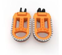 Moto Pedal Para YZ250F 2017 2018 2019 2020 Para YZ450F 2016 Reposapiés Ajustables Para Motocicleta Pedales Moto Pedales(Type 2 Orange YZ250F)