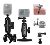 Moto Pesado-Deber Manillar Abrazadera compatible con DJI Osmo 360/Osmo Nano, 66mm Magnético Coche Monte compatible con Insta 360 X5-X, 360°Bola Cabeza compatible con GoPro12-3 Acción Cámara Accesorios