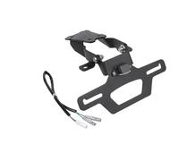 Moto Porta-Matrícula para CBR400R 500R para CB500F Lámpara LED Señal Giro Guardabarros Limpio Trasero Eliminador Hornet Soporte Matrícula Ajustable(Type B)