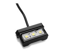 Moto Porta-Matrícula para CFMOTO para CF 700 para CLX 2020-2023 Soporte De Placa Matrícula para Motocicleta Registro Licencia(LED Black)