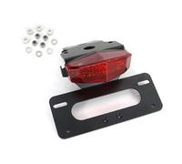 Moto Porta-Matrícula para Kawasaki para KLX150 para KLX 125 2010-2022 Guardabarros Limpio Trasero Eliminador Kit Soporte para Matrícula(Red)