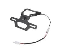 Moto Porta-Matrícula para Kawasaki para Ninja para Z 250 300 Soporte Matrícula Motocicleta Guardabarros Ajustable Eliminador Marco Trasero LED(Type A)