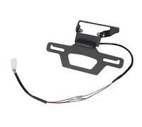 Moto Porta-Matrícula para Kawasaki para Ninja para Z 250 300 Soporte Matrícula Motocicleta Guardabarros Ajustable Eliminador Marco Trasero LED(Type B)