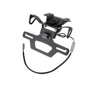 Moto Porta-Matrícula para MT-07 para Motocicleta Y-AMT Guardabarros Limpio Trasero Ajustable Eliminador LED Soporte para Matrícula(A)