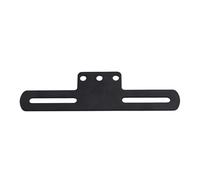 Moto Porta-Matrícula Soporte para Marco De Matrícula Motocicleta, Luz Trasera para ATV, Dirt Bike, Piezas Deportivas para Bicicletas Calle(Negro)