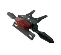 Moto Portamatrícula para CRF 250L 2013 2014 2015 2016-2021 Eliminador De Guardabarros Trasero Ordenado Luz Freno LED Señal Giro(Plata)