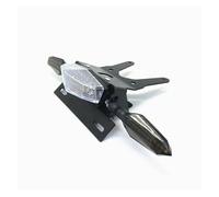 Moto Portamatrícula para CRF 250L 2013 2014 2015 2016-2021 Eliminador De Guardabarros Trasero Ordenado Luz Freno LED Señal Giro(Blanco)