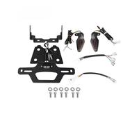 Moto Portamatrícula para Suzuki GSX-8S GSX-8R Soporte para Matrícula Eliminador De Guardabarros Motocicleta Trasero Luz Freno Intermitente LED