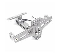 Moto Portamatrícula Soporte para Licencia De Motocicleta, Marco Placa Registro Trasero, Amortiguador para Moto 125 para Voge Sr4, MAX(Plata)