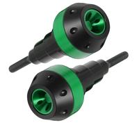 Moto Protección Anticaída para NC 700 S X NC700X NC700S Integra,Aluminio Topes Antichoque Almohadillas Deslizadores contra Choques Caídas Protector Barra Protectora,Green