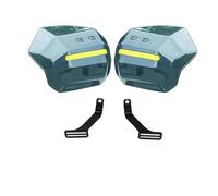 Moto Protección Manos Protector Manos con Banda Reflectante Nocturna para Scooter Motocicleta ATV Protección contra Viento Lluvia Sol(Blue)