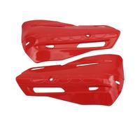 Moto Protección Manos Protector Manos para Manillar Motocicleta Scooter Quad Motocross Láminas Plástico Accesorios Cubierta Guardamanos(Red)