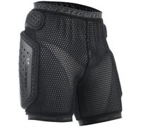 Dainese - Hard Short E1, Pantalones Cortos de Protector Moto, Pantalones Cortos Acolchados 3D, Protector de Muslos, Codos y Espalda, Tejido Suave, Negro