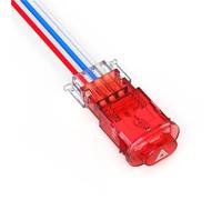 Moto puesta en marcha Interruptor 0,94 Pulgadas X 1,55 Cm/0,61 Pulgadas Interruptor De Luces De Emergencia Para Motocicleta Doble Intermitente Señal De Emergencia Con Bloqueo De 3 Cables Universal