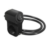 Moto puesta en marcha Interruptor 22 Mm 7/8 Pulg Interruptor Faro Delantero Para Manillar Motocicleta Aleación Aluminio Tres Posiciones Resistente Al Agua 12V Para Faros Antiniebla Piezas