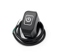 Moto puesta en marcha Interruptor 22 Mm Botón Encendido Apagado Para Control Bocina Faro Motocicleta Interruptor Modificado Motocicleta Botón Impermeable Con Luz Montaje En Manillar