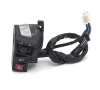 Moto puesta en marcha Interruptor 22mm 7/8" Interruptores De Manillar Para Motocicleta Intermitentes Emergencia Luces Antiniebla Bocina Intermitentes Botón Arranque Eléctrico(2)